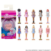 Barbie Mini Barbie Land Fashionistas Dolls, 1.5-Inch Dolls in Perfume Compact, Surprise Reveal
