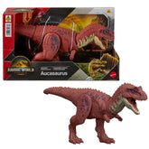 Jurassic World Rebirth Wild Roar Aucasaurus Dinosaur Toy, Tail Controlled Attack Chomp & Sound