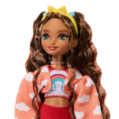 Dream Besties Barbie Teresa Roller Skating Fashion Doll With 9 Video Game Themed Accessories