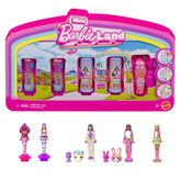 Barbie Mini Barbie Land 5 Dolls Reveal Pack, 1.5-Inch Mini Dolls With Surprise Reveal & Sensory Play Piece