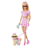 Barbie Fashion & Beauty Muñeca Looks Iguales Malibú y Perrito