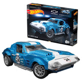 MEGA Hot Wheels 63 Corvette Grand Sport Race Car Building Toy Kit (1060 Pieces) For Collectors