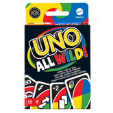 UNO All Wild Card Game For Family Night, No Matching Colors Or Numbers Because All Cards Are Wild