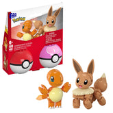 MEGA Pokémon Poké Ball 2-Pack Building Toy Kits With 2 Action Figures (40 Pieces) For Kids