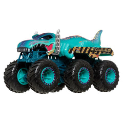 Hot Wheels Monster Trucks Vehículo de Juguete Shark vs Dino Multipack