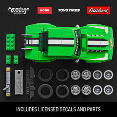 Mattel Brick Shop Hot Wheels Custom ’68 Camaro Building Toy Kit (289 Pieces), For Collectors