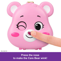 Polly Pocket X Care Bears Dolls & Playset With Toy Car And Themed Accessories, Compact Travel Toy