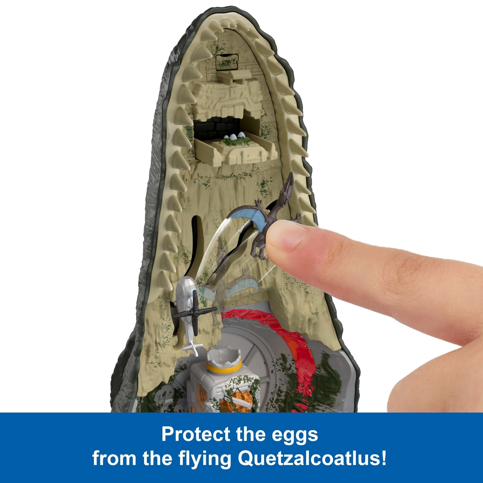 Jurassic World Rebirth Deluxe Mosasaurus Playset, 7 interactive Features & Sound Fx, 6 Micro Figs