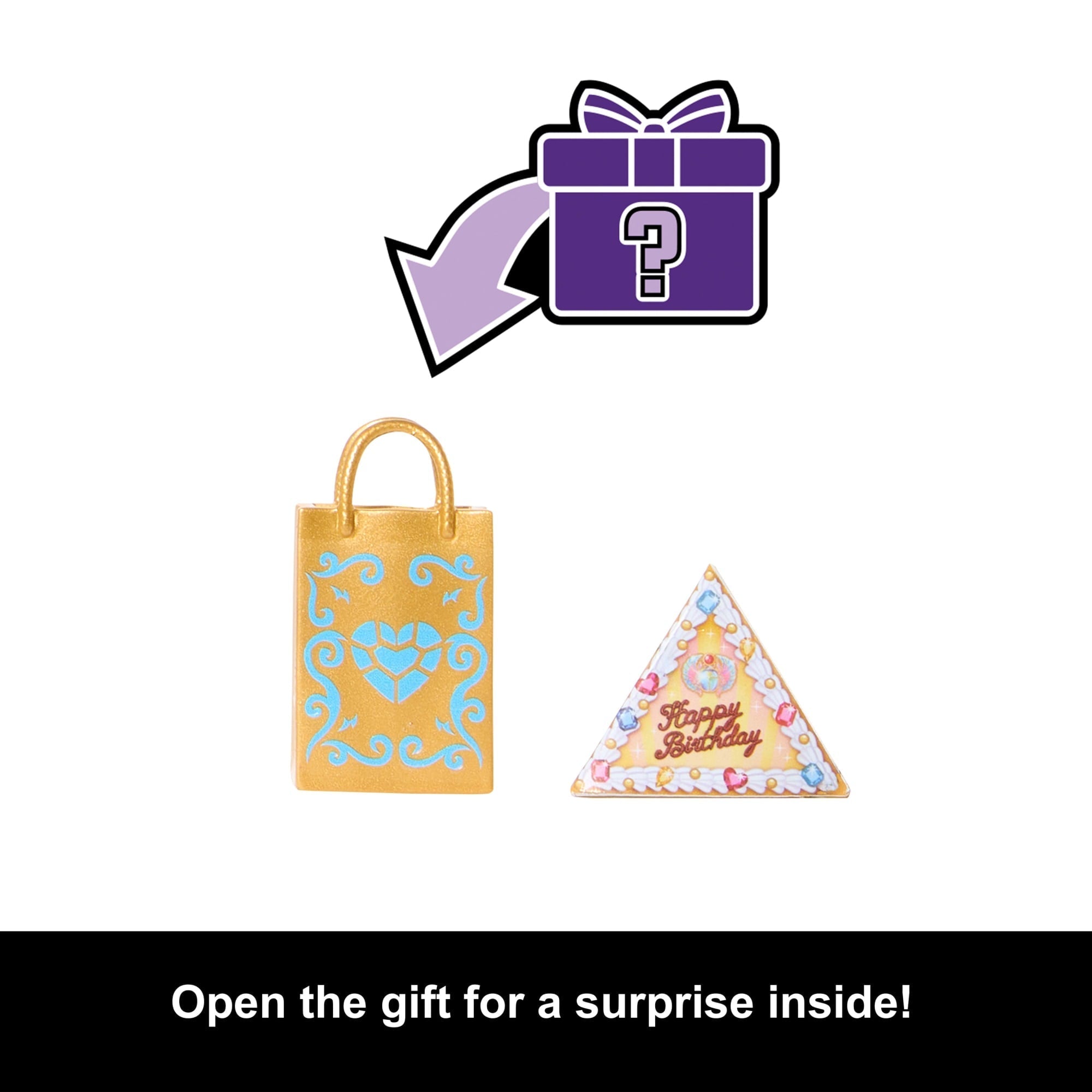 Monster High Scary Sweet Birthday Cleo De Nile Doll in Party Dress With Balloon & Gift