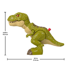 Fisher-Price Imaginext Jurassic World Rebirth Tyrannosaurus Rex Dinosaur Action Figure With Motion