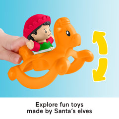 Fisher-Price Little People Christmas Wonderland Gift Set, Playset With Figures For Toddlers