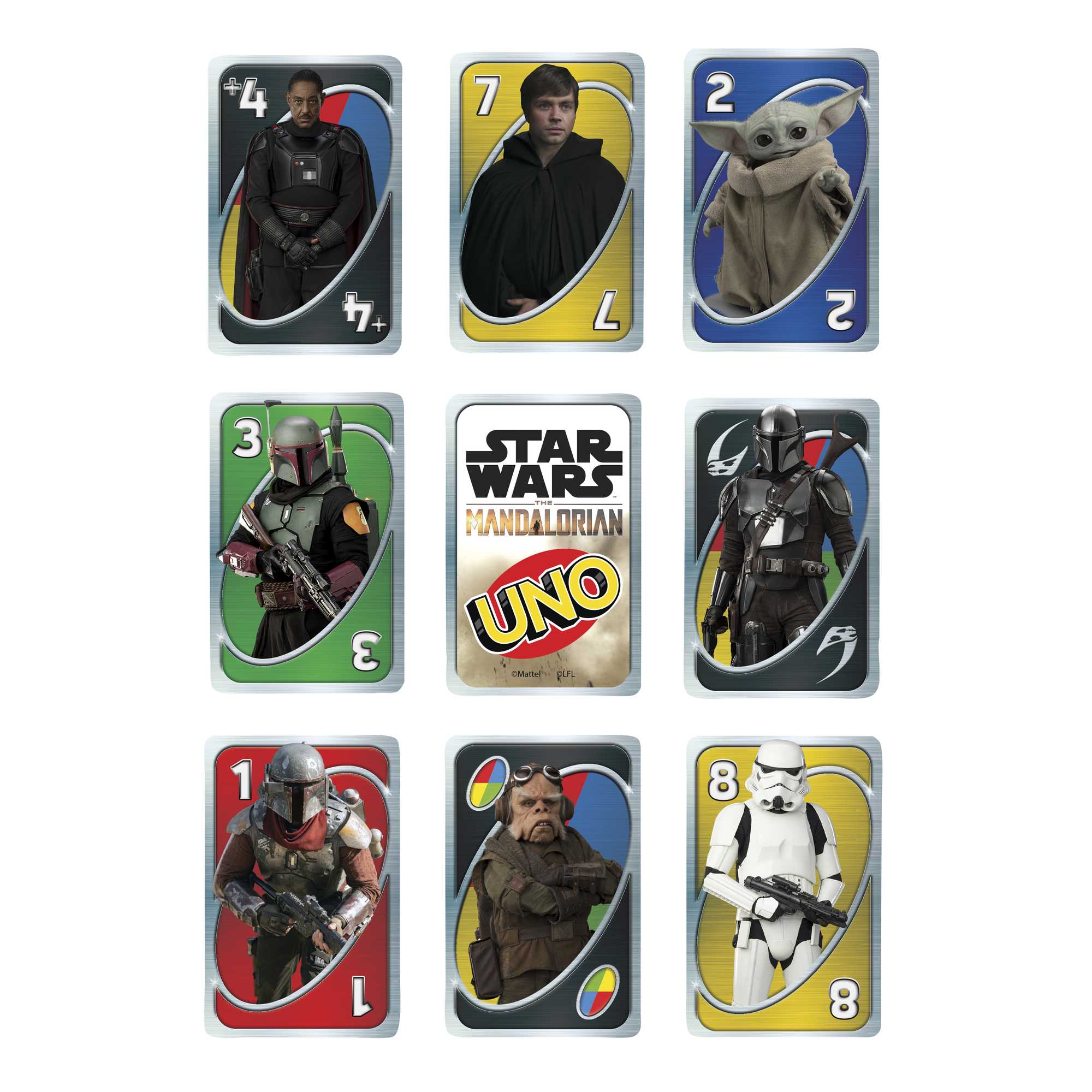 UNO Star Wars The Mandalorian Themed Deck in Storage Tin