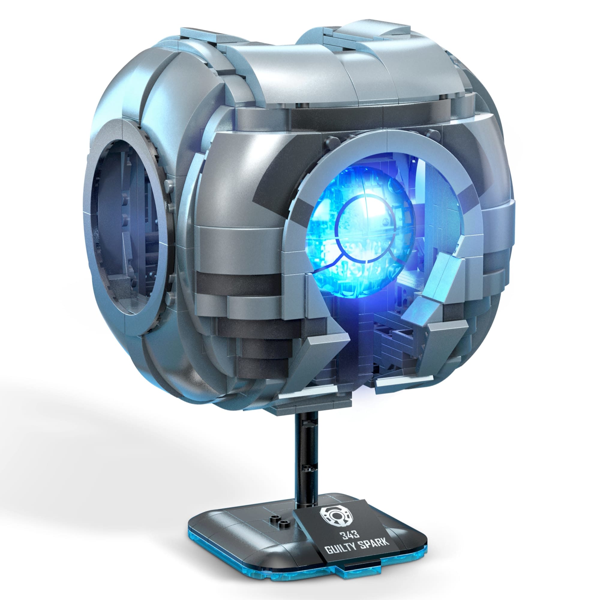 MEGA Halo 343 Guilty Spark Building Toy Kit (609 Pieces) For Collectors