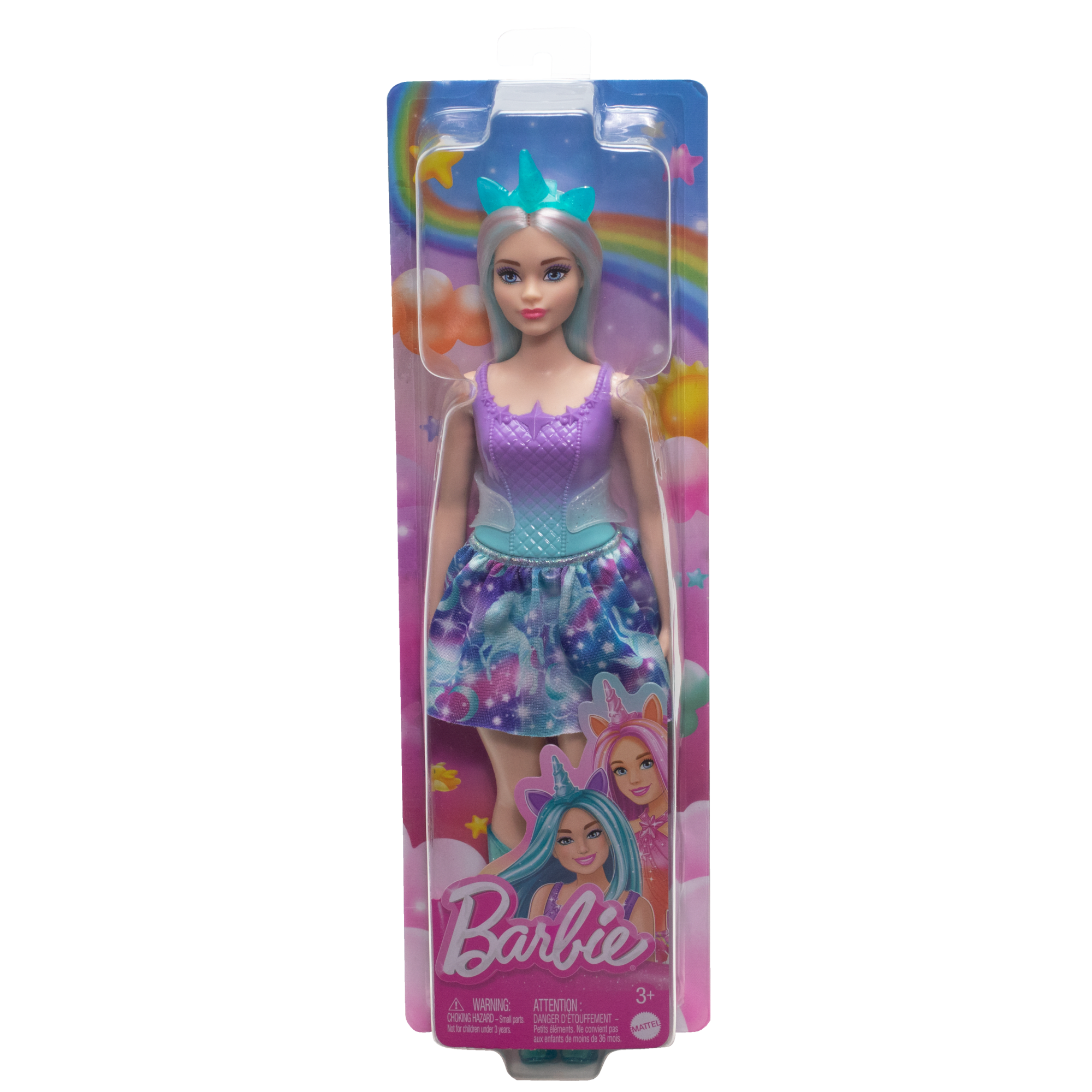 Barbie Unicorn Dolls With Fantasy Hair, Ombre Outfits And Unicorn Accessories