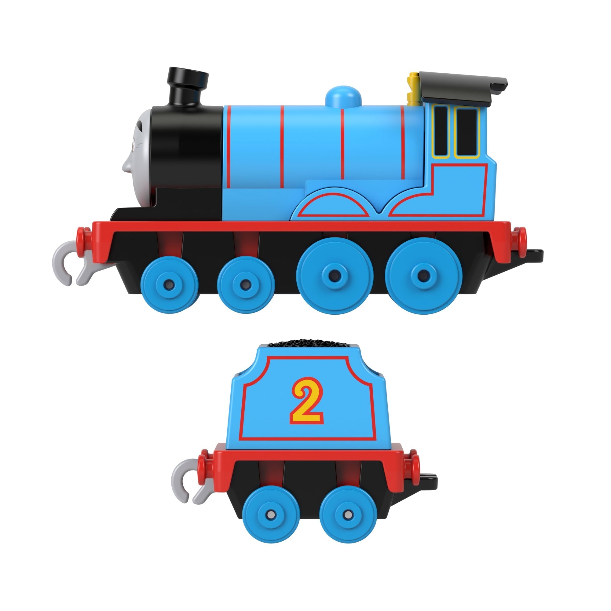 Thomas & Friends Edward Diecast Metal Push-Along Toy Train Engine With Tender For Preschool Kids