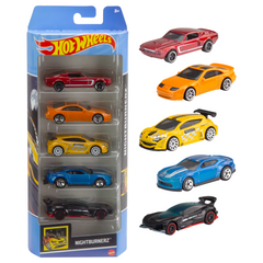 Hot Wheels Cars, 5-Pack of Die-Cast Toy Cars or Trucks in 1:64 Scale (Styles May Vary)