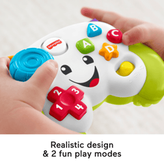 Fisher-Price Laugh & Learn Game & Learn Controller Musical Baby Toy With Lights, Multilanguage Version