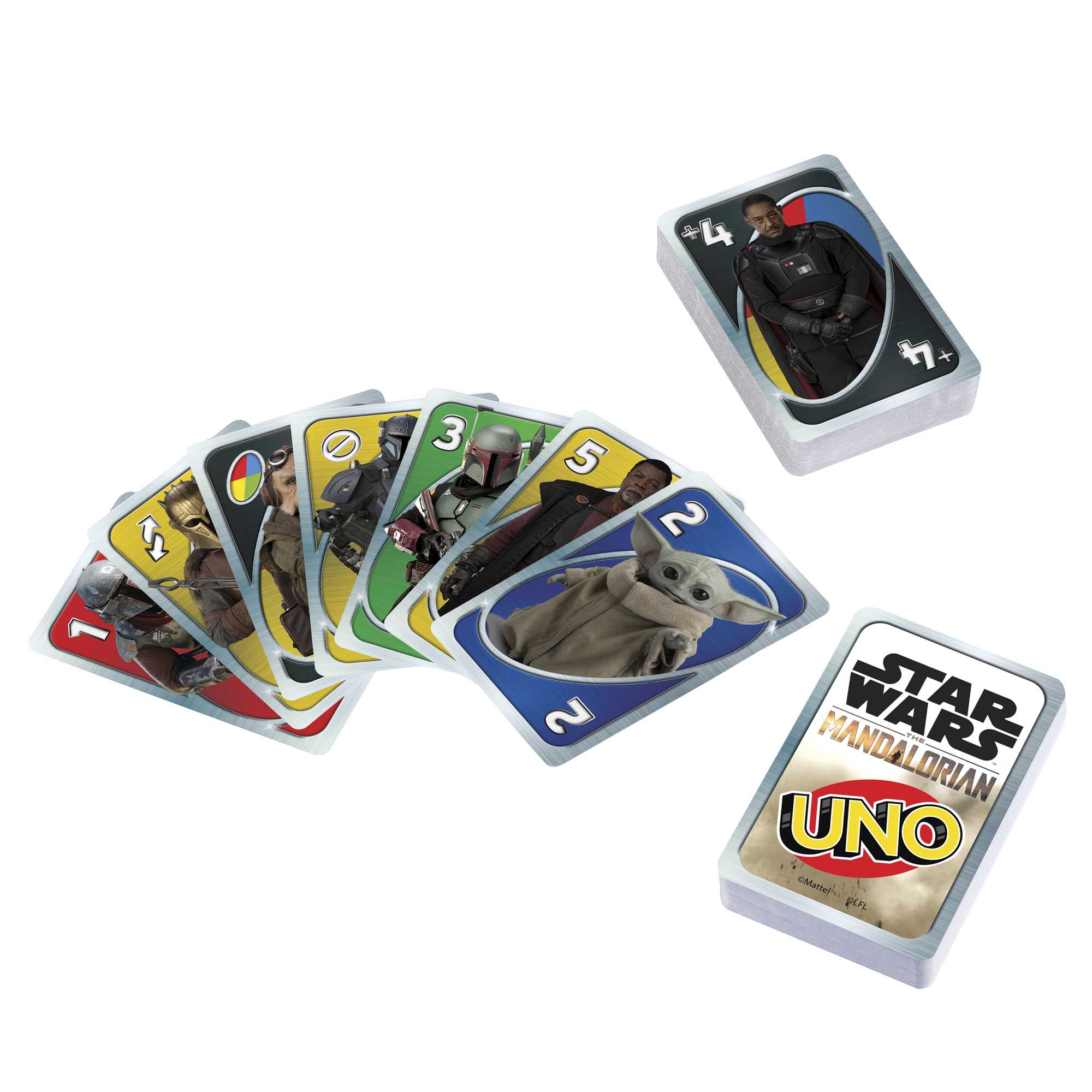 UNO Star Wars The Mandalorian Themed Deck in Storage Tin