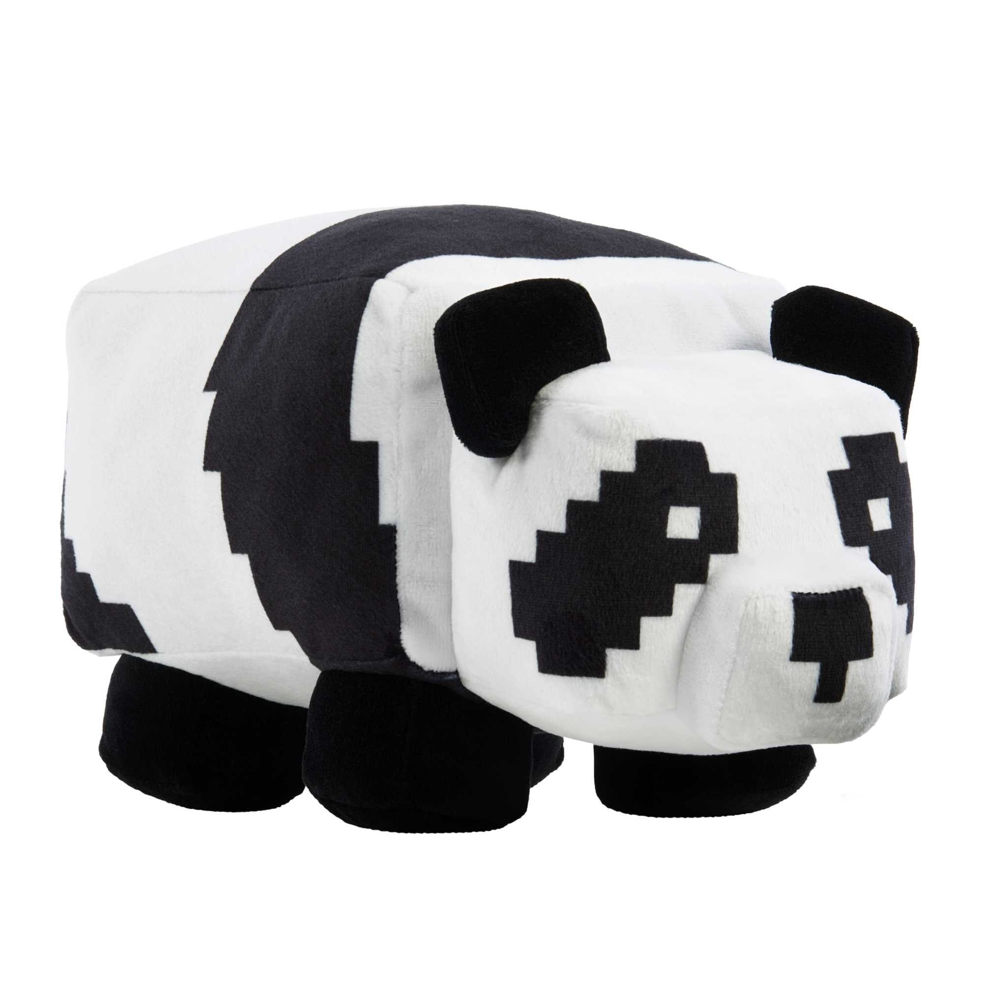 Minecraft Basic Panda Plush, Video-Game Character Soft Doll, Collectible Toy