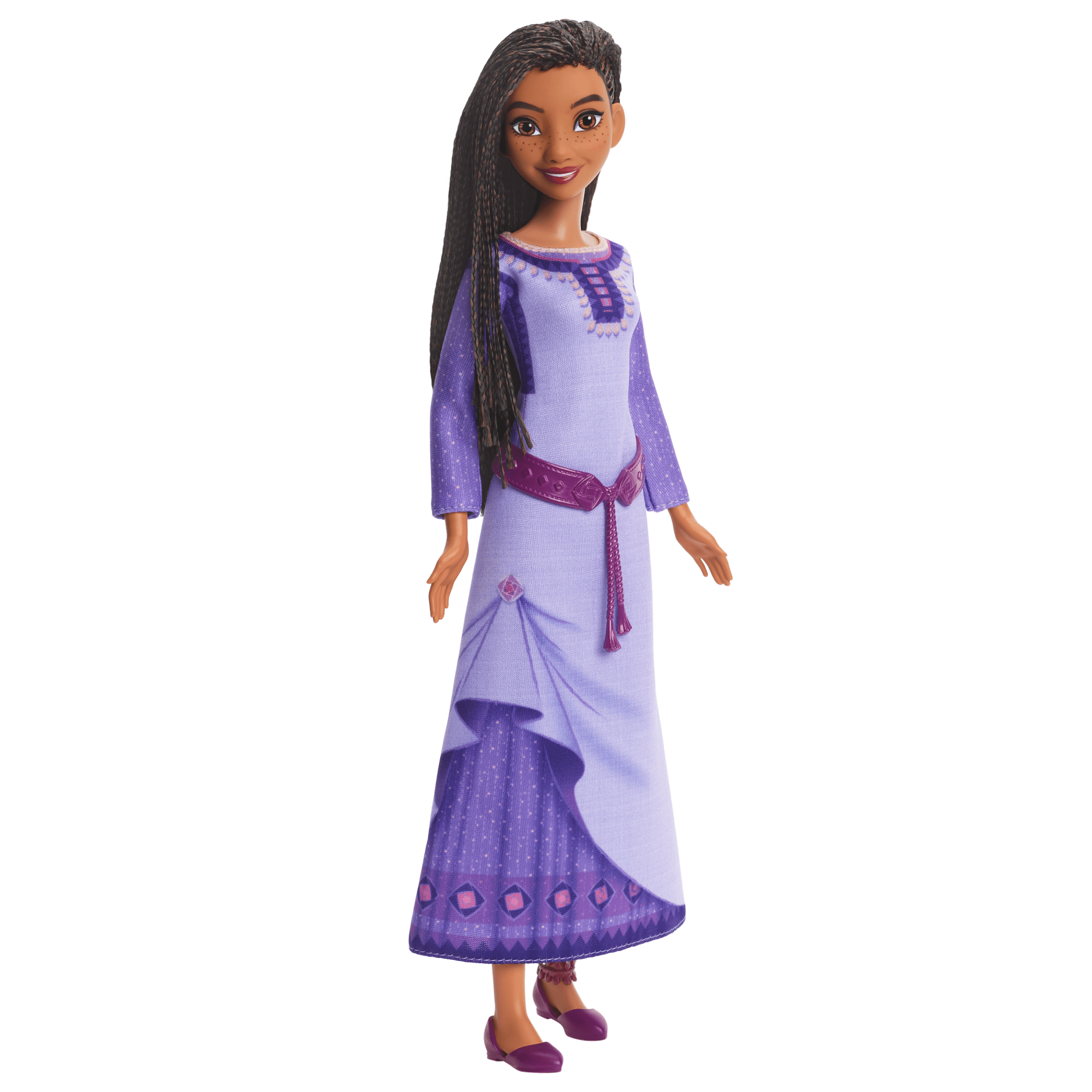 Disney's Wish Singing Asha Of Rosas Fashion Doll & Star Figure, Posable With Removable Outfit (English)