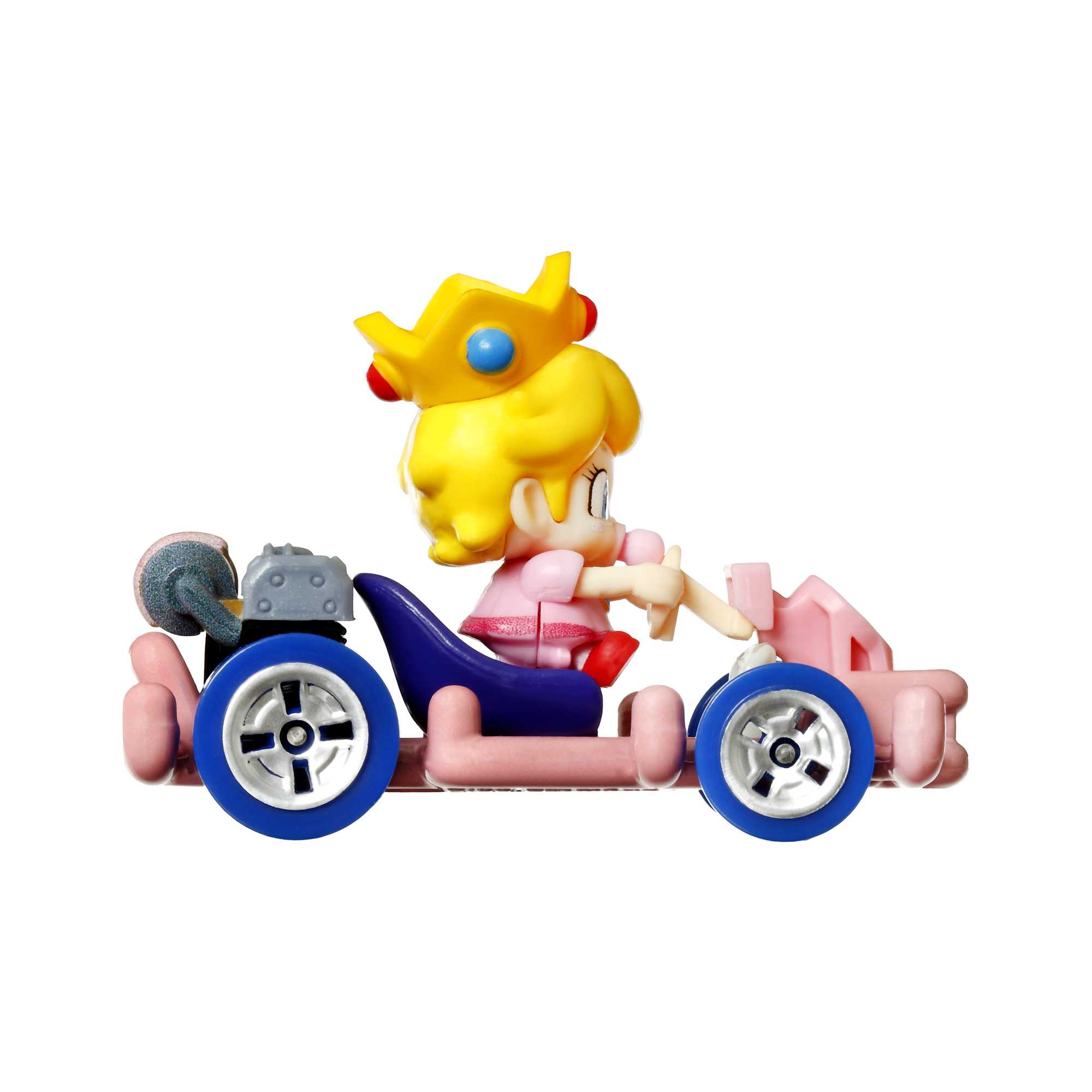Hot Wheels Mario Kart Veículo de Brinquedo Baby Peach Pipe Frame